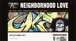Desktop Screenshot of neighborhood-love.com