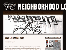 Tablet Screenshot of neighborhood-love.com